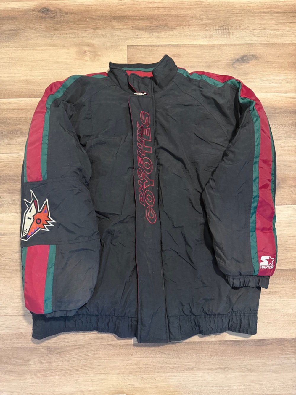 Vintage 90s NHL Starter Phoenix Coyotes Full Zip Jacket XL